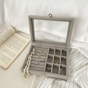 Velvet Jewellery Box Organizer