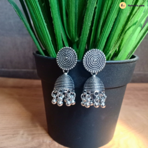 Round Jhumka With Dome shape bottom
