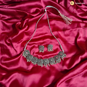 Square Choker Necklace Set