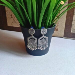 Ethnic Oxidised Earring