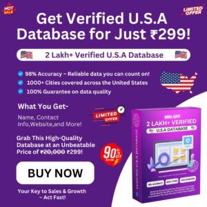 2 Lakhs+ Verified USA Database